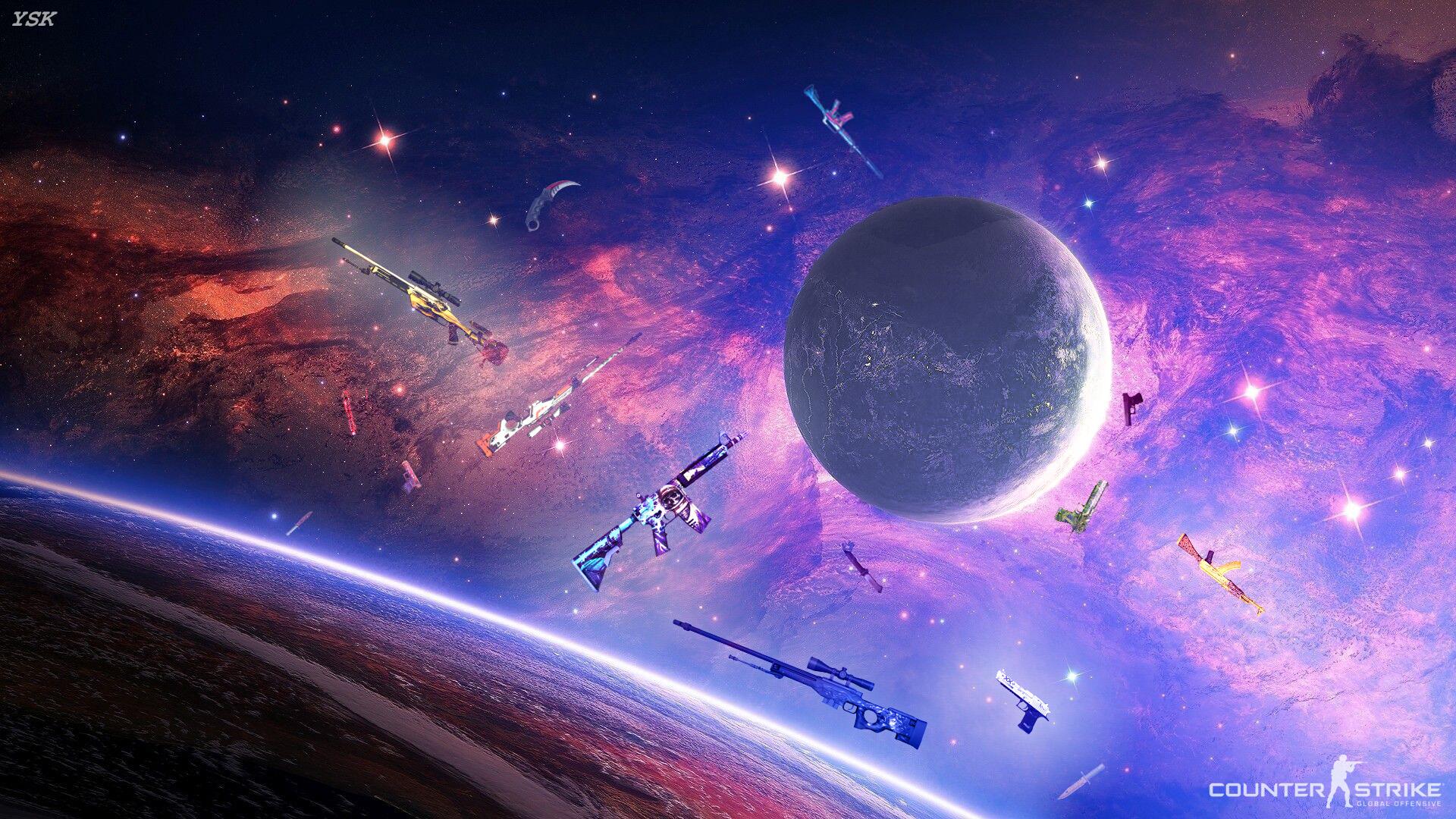 CSGO Space Wallpaper | 1080p 
