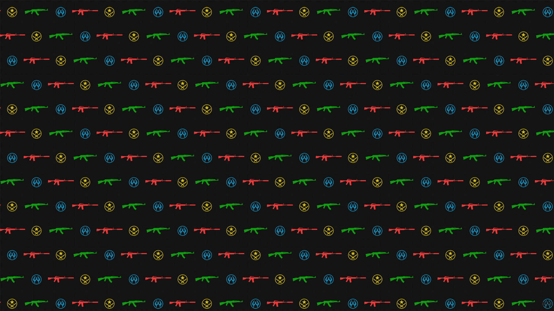 CSGO Ak-47 - M4a1 wallpaper pattern