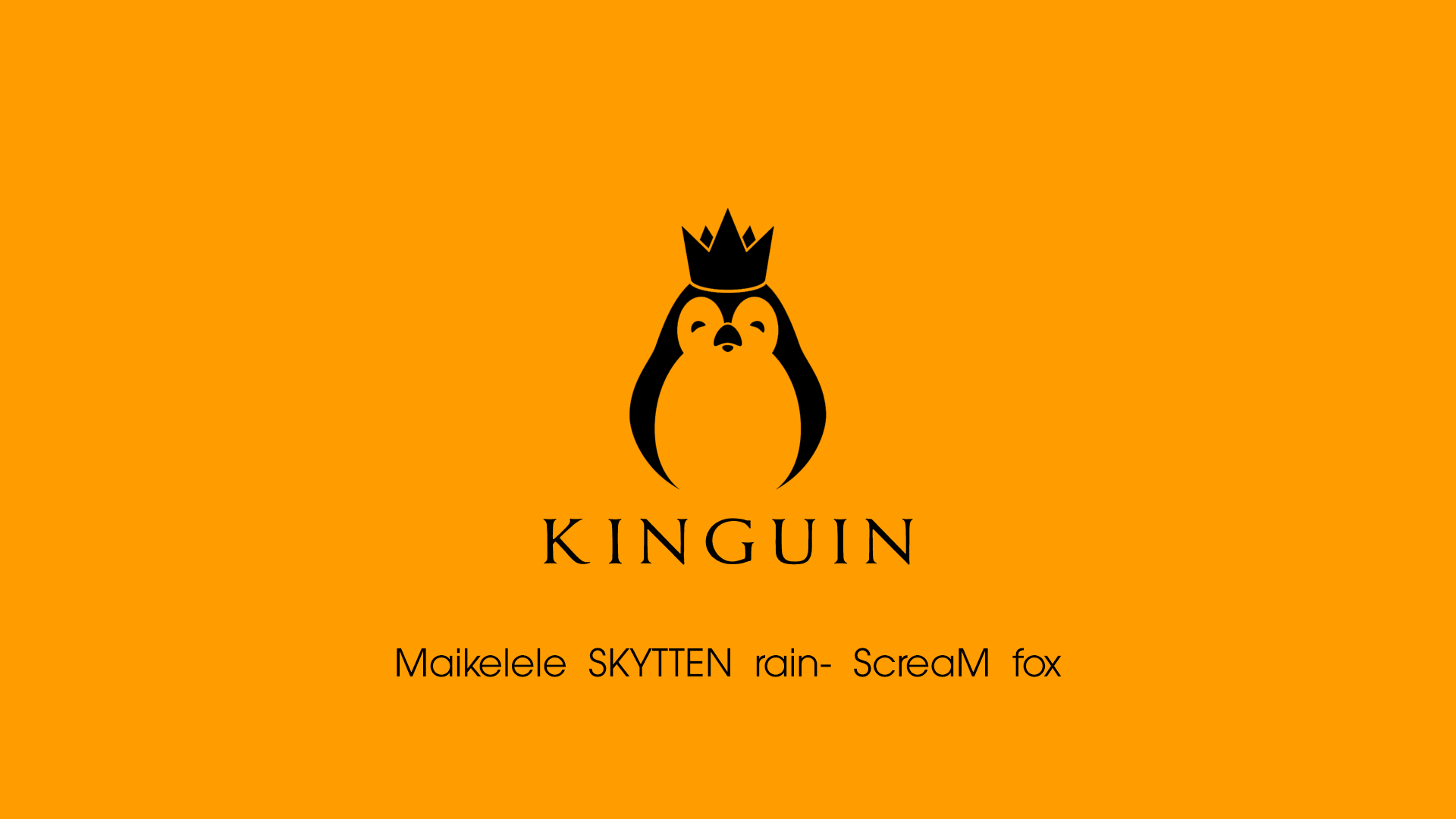 Kinguin orange/black