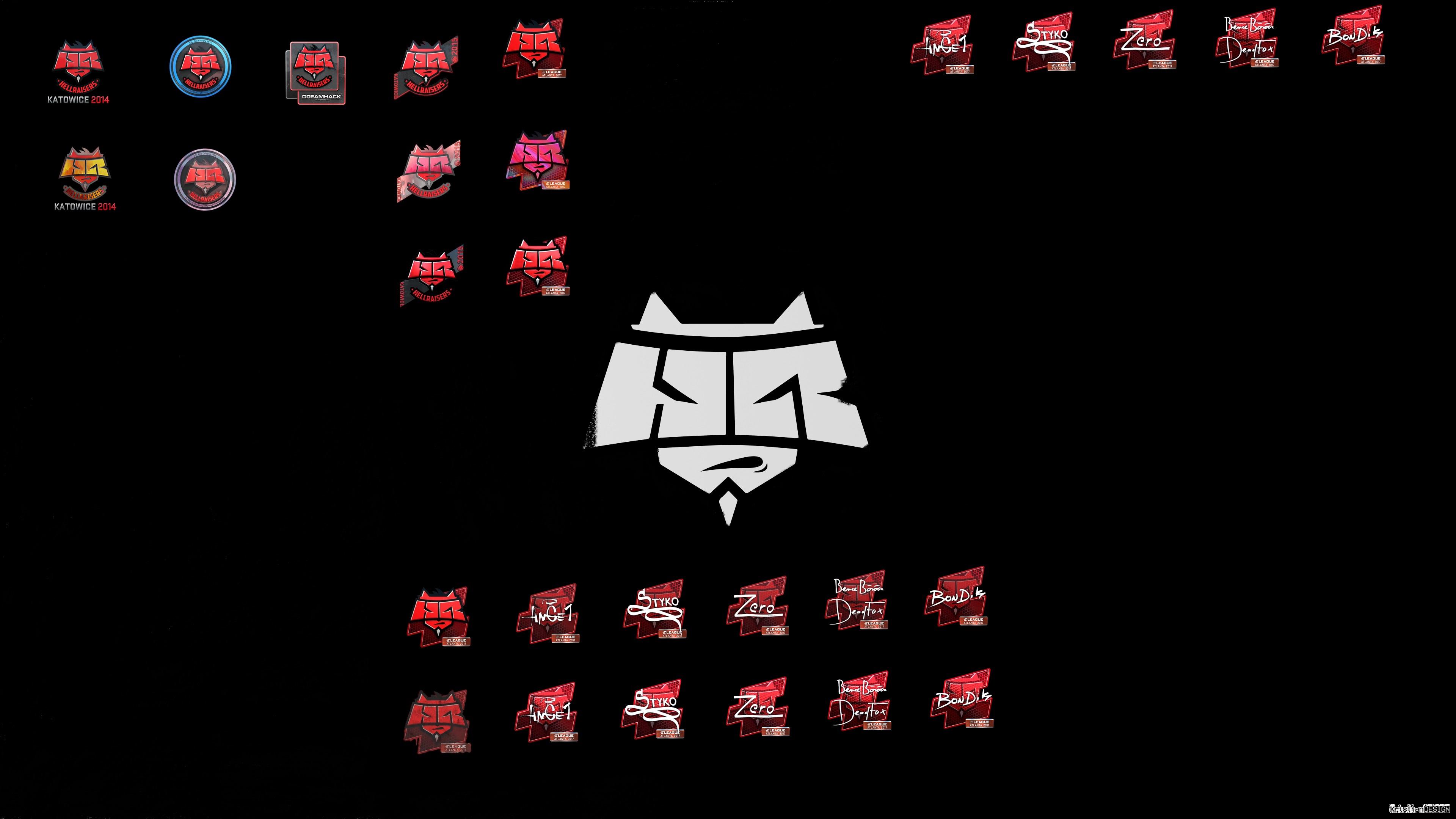 HellRasiers - all sticker by Ronofar