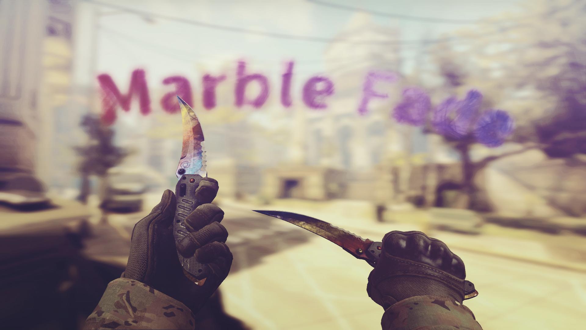 Flip Knife Marble Fade