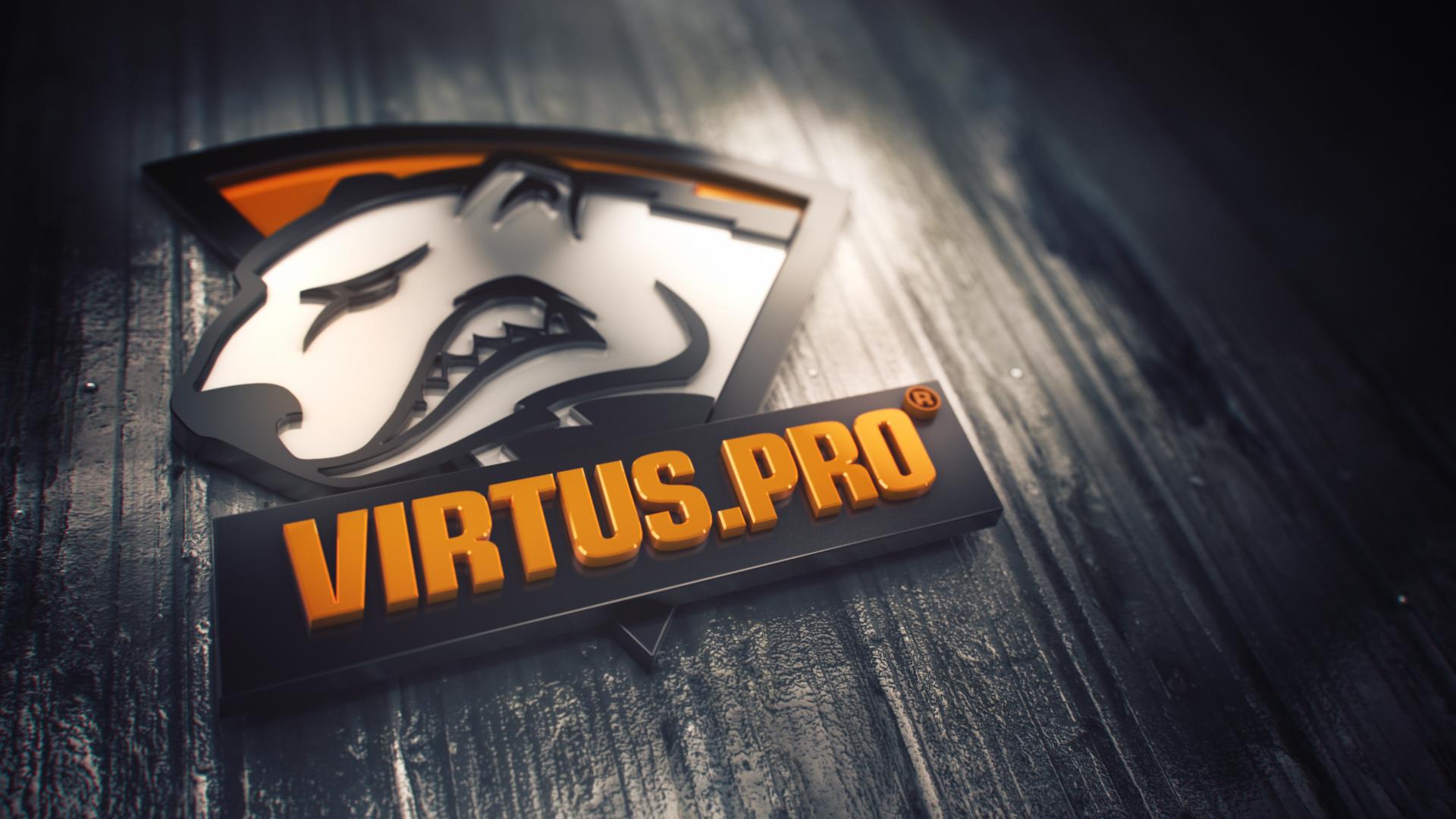 virtus pro logo 3D