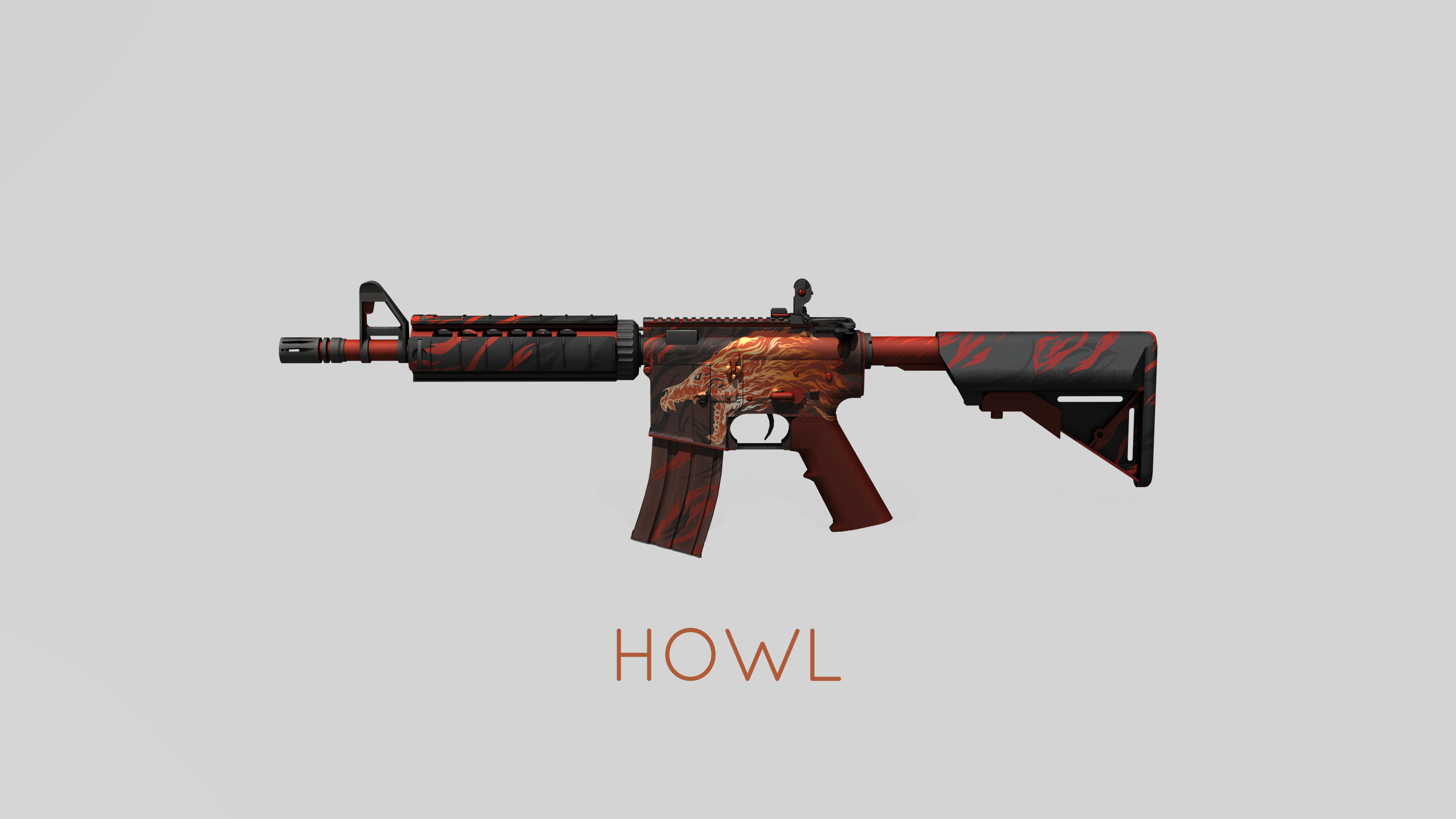 M4A4 Howl - 4K