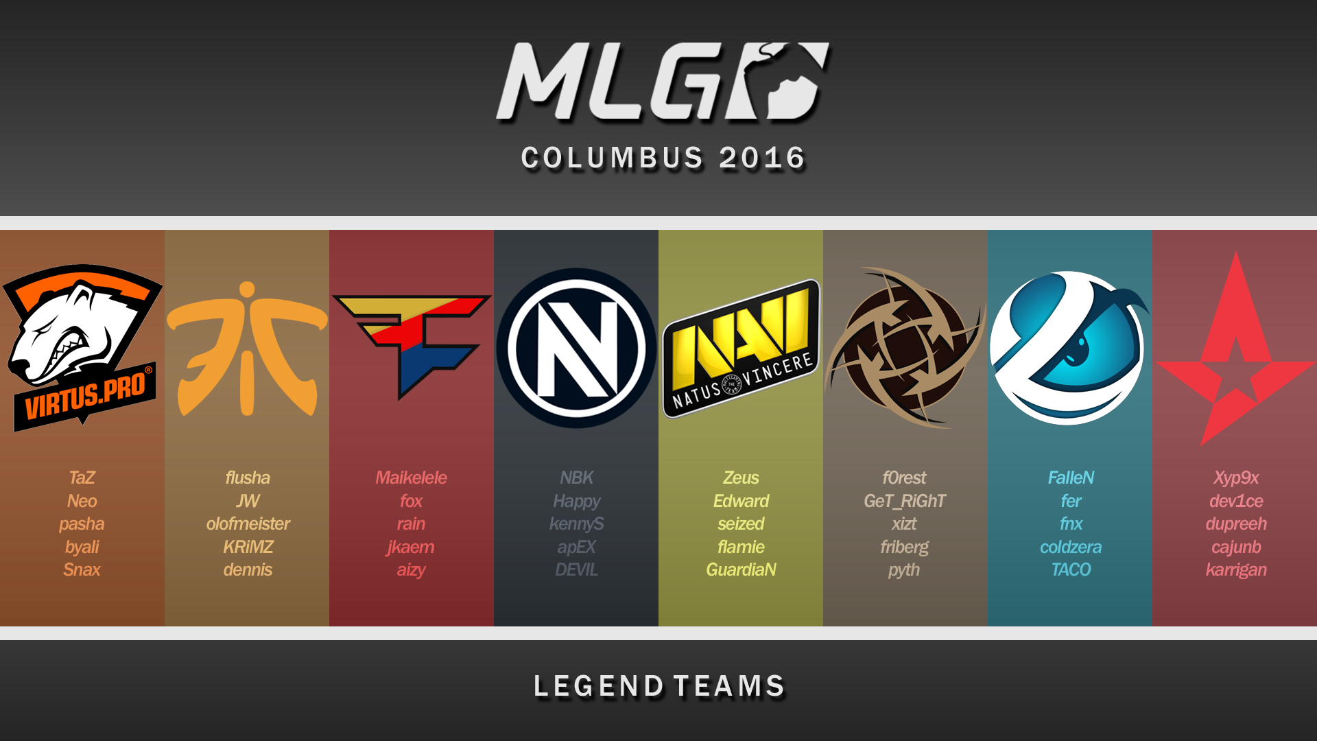 MLG Columbus 2016 Legends