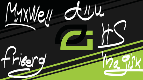 Optic Gaming player autograph By Ronofar — 1920×1080