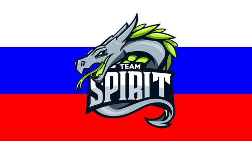 New Team Spirit Logo Russia — 1920×1080