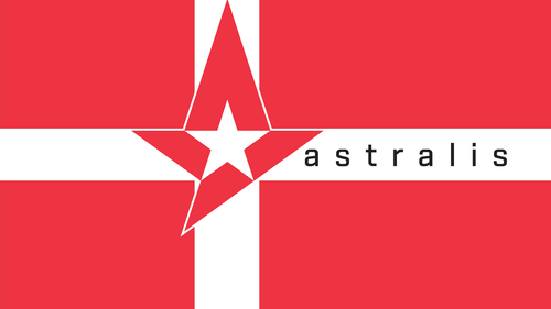 Astralis Denmark Flag — 3840×2160