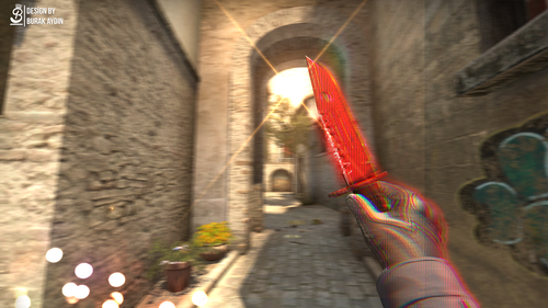 CS:GO - M9 Bayonet Crimson Web - 4K HD Wallpaper — 1920×1080