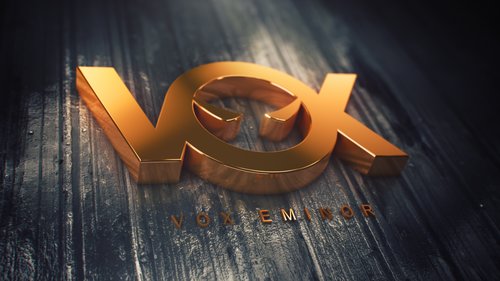 vox eminor logo 3D — 1920×1080