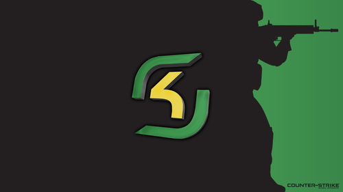 Black with logo - SK Gaming - Green — 1920×1080