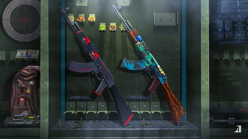 AK-47 - Redline & Ak-47 - Fire Serpent — 2560×1440