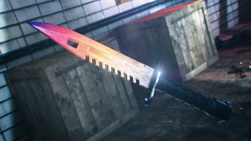 m9 bayonet fade 3D — 1920×1080