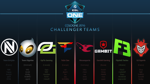 ESL One Cologne 2016 - Challengers — 1920×1080