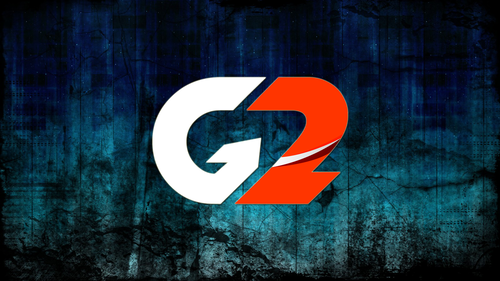 Old G2 logo on Blue Grunge — 1920×1080